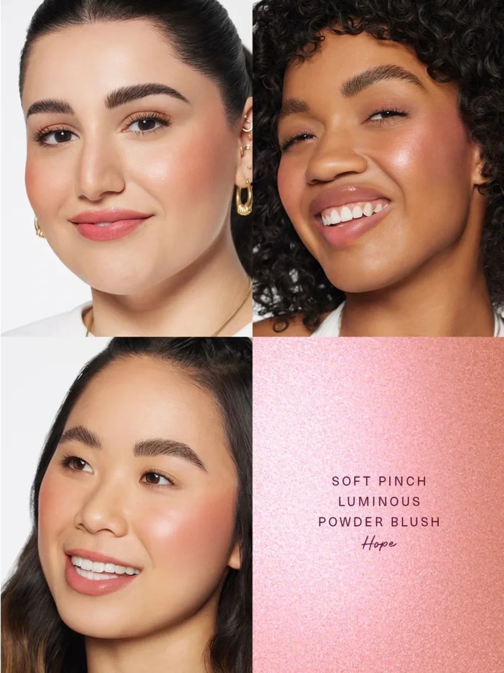 Rare Beauty Soft Pinch Luminous Powder Blush in Hope (nude mauve)  NEW